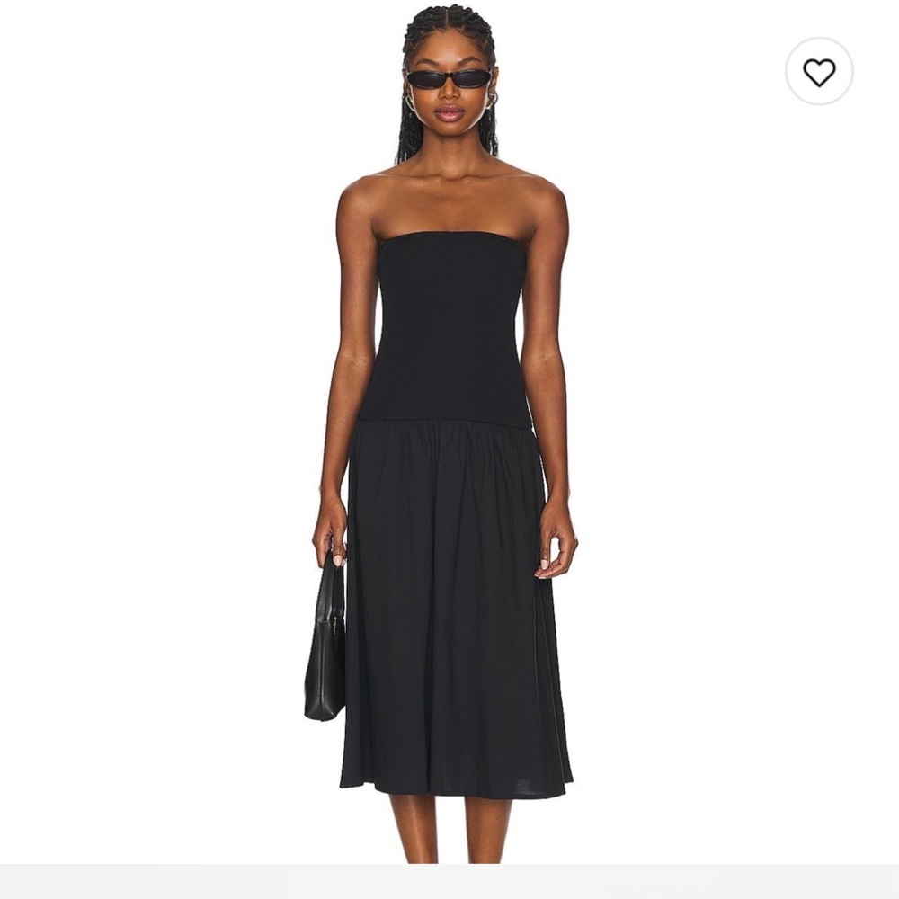 WeWoreWhat Ribbed Cotton Midi Dress NWT